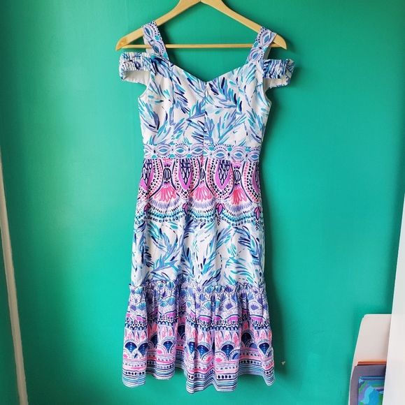 Lilly Pulitzer Iva Midi Dress Brand New With Tags - Picture 6 of 8